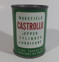 Vintage Wakefield Castrollo Upper Cylinder Lubricant 4 oz Tin Metal Coin Bank