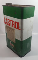 Vintage Castrol Girling Brake & Clutch Fluid Crimson 1 Imperial Gallon Tin Metal Can Never Opened Still Full