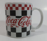 2002 Gibson Coca-Cola Coke Checkered Ceramic Coffee Mug