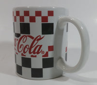 2002 Gibson Coca-Cola Coke Checkered Ceramic Coffee Mug