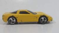 2000 Hot Wheels Corvette Yellow Die Cast Toy Car Vehicle McDonald's Happy Meal