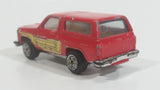 Vintage Kidco 1978 Ford Bronco Red Die Cast Toy Car Vehicle Made in Hong Kong