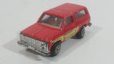 Vintage Kidco 1978 Ford Bronco Red Die Cast Toy Car Vehicle Made in Hong Kong