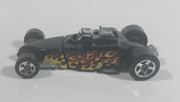 2007 Hot Wheels Engine Revealers Tire Fryer Black Die Cast Toy Car Hot Rod Vehicle