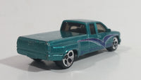 1998 Hot Wheels First Editions Customized C3500 Truck Metallic Aqua Green Die Cast Toy Car Vehicle