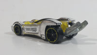 2010 Hot Wheels Tooligan Chrome Yellow Black Die Cast Toy Tool Wrench Car Vehicle