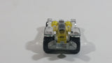 2010 Hot Wheels Tooligan Chrome Yellow Black Die Cast Toy Tool Wrench Car Vehicle