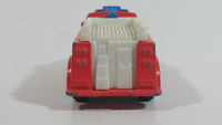 2004 Matchbox 1 Fire Engine Salmon Pink Red Die Cast Toy Car Emergency Rescue Vehicle Burger King
