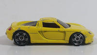 2009 Hot Wheels Dream Garage Porsche Carrera GT Yellow Die Cast Toy Car Vehicle