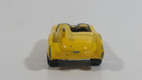 2008 Hot Wheels Corvette SR-2 Yellow Die Cast Toy Car Vehicle