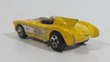 2008 Hot Wheels Corvette SR-2 Yellow Die Cast Toy Car Vehicle