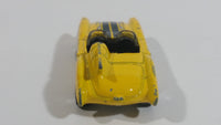 2008 Hot Wheels Corvette SR-2 Yellow Die Cast Toy Car Vehicle