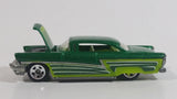 HTF 2009 Hot Wheels '56 Merc Dark Metallic Green Die Cast Toy Car Vehicle with Opening Hood