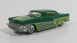 HTF 2009 Hot Wheels '56 Merc Dark Metallic Green Die Cast Toy Car Vehicle with Opening Hood