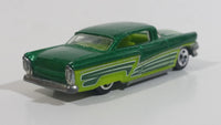 HTF 2009 Hot Wheels '56 Merc Dark Metallic Green Die Cast Toy Car Vehicle with Opening Hood