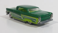 HTF 2009 Hot Wheels '56 Merc Dark Metallic Green Die Cast Toy Car Vehicle with Opening Hood