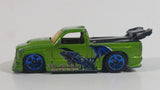 2002 Hot Wheels Yu-Gi-Oh! Super Tuned Truck Lime Green Die Cast Toy Car Vehicle