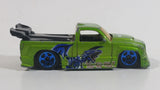 2002 Hot Wheels Yu-Gi-Oh! Super Tuned Truck Lime Green Die Cast Toy Car Vehicle