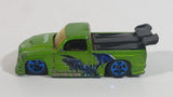 2002 Hot Wheels Yu-Gi-Oh! Super Tuned Truck Lime Green Die Cast Toy Car Vehicle