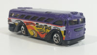 2006 Hot Wheels Urban Surfin' School Bus Purple Die Cast Toy Car Vehicle