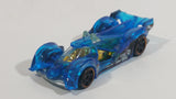 2014 Hot Wheels HW Race X-Raycers Hi-Tech Missile Blue Die Cast Toy Car Vehicle