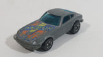 Vintage 1977 Hot Wheels Flying Colors Z-Whiz Datsun Z Grey Die Cast Toy Car Vehicle BW Hong Kong