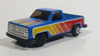 Yatming Chevrolet Pickup Truck No. 813 Blue Die Cast Toy Car Vehicle