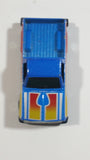 Yatming Chevrolet Pickup Truck No. 813 Blue Die Cast Toy Car Vehicle