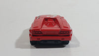 1998 Hot Wheels Flag Flyers 25th Anniversary Lamborghini Countach Red Die Cast Toy Exotic Luxury Car Vehicle