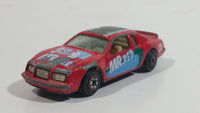 1980s Yatming Ford Thunderbird #33 Mr. Red No. 1033 Die Cast Toy Car Vehicle