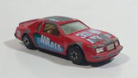 1980s Yatming Ford Thunderbird #33 Mr. Red No. 1033 Die Cast Toy Car Vehicle