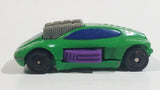 1994 Hot Wheels Twin Engine Green Plastic Body Die Cast Toy Car Vehicle McDonald's Happy Meal