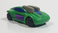 1994 Hot Wheels Twin Engine Green Plastic Body Die Cast Toy Car Vehicle McDonald's Happy Meal