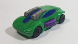 1994 Hot Wheels Twin Engine Green Plastic Body Die Cast Toy Car Vehicle McDonald's Happy Meal