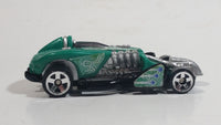 2002 Hot Wheels Saltflat Racer Green Die Cast Toy Car Vehicle McDonald's Happy Meal