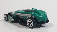 2002 Hot Wheels Saltflat Racer Green Die Cast Toy Car Vehicle McDonald's Happy Meal