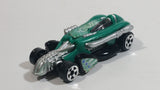 2002 Hot Wheels Saltflat Racer Green Die Cast Toy Car Vehicle McDonald's Happy Meal