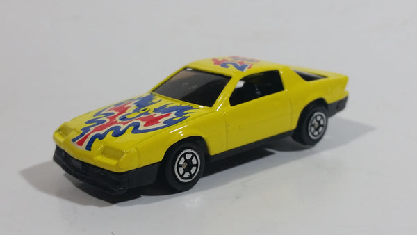 Yatming Chevrolet Camaro Z-28 #21 Yellow No. 801 Die Cast Toy Car Vehicle