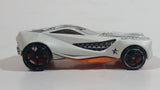 2009 Hot Wheels HW Special Features Urban Agent Pearl White Die Cast Toy Car Vehicle (Missing Missiles)