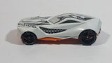 2009 Hot Wheels HW Special Features Urban Agent Pearl White Die Cast Toy Car Vehicle (Missing Missiles)