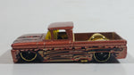 2009 Hot Wheels Rebel Rides Custom '62 Chevy Truck Satin Copper Die Cast Toy Car Vehicle - Surfboard Version (Missing)