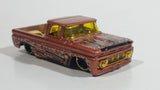 2009 Hot Wheels Rebel Rides Custom '62 Chevy Truck Satin Copper Die Cast Toy Car Vehicle - Surfboard Version (Missing)