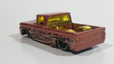 2009 Hot Wheels Rebel Rides Custom '62 Chevy Truck Satin Copper Die Cast Toy Car Vehicle - Surfboard Version (Missing)