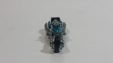 2008 Hot Wheels Team: Custom Bikes Hammer Sled Motorcycle Aqua Green Blue Die Cast Toy Motorbike Vehicle