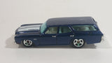 2009 Hot Wheels 1970 Chevrolet Chevelle SS Wagon Blue Die Cast Toy Car Vehicle