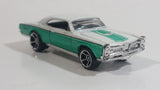 2010 Hot Wheels Faster Than Ever '67 Pontiac GTO White Die Cast Toy Muscle Car Vehicle