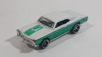 2010 Hot Wheels Faster Than Ever '67 Pontiac GTO White Die Cast Toy Muscle Car Vehicle