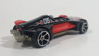 2009 Hot Wheels Connect Cars: Track Legends Med-Evil Black Red Die Cast Toy Race Car Vehicle