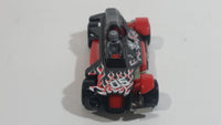 2009 Hot Wheels Connect Cars: Track Legends Med-Evil Black Red Die Cast Toy Race Car Vehicle