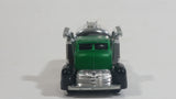 2009 Hot Wheels Fast Gassin Fuel Truck Green with Chrome Tank Die Cast Toy Car Vehicle